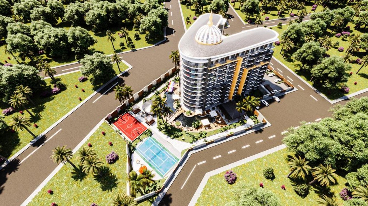 Apartment 1+1 in Gazipasa, Turkey No. 13194