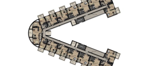 Apartment 1+1 in Gazipasa, Turkey No. 13194 19