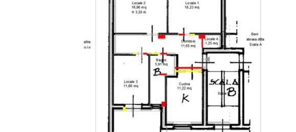 4 rooms Apartment in San Giuseppe Vesuviano, Italy No. 224714 9