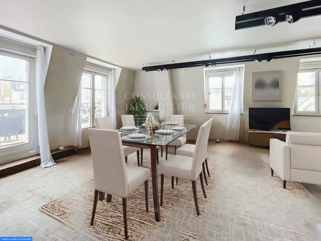 Пентхаус с 2 спальнями в Париж, Франция № 347987