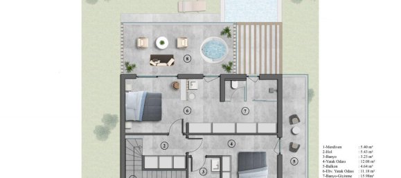 4 rooms Villa in Konakli, Turkey No. 9952 24