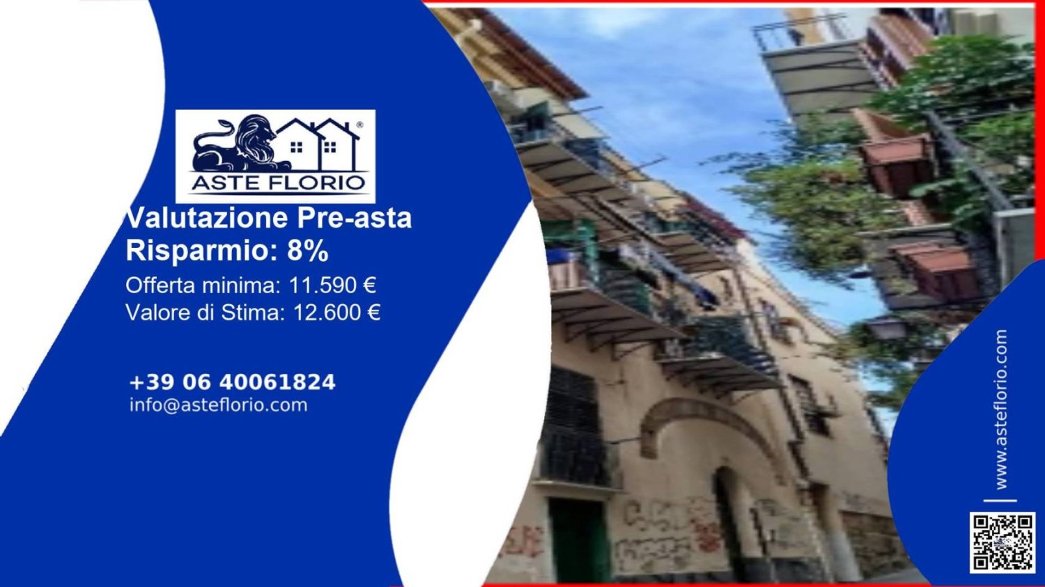 1 bedroom Apartment in Palermo, Italy No. 58918