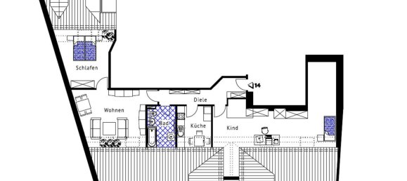 2 rooms Apartment in Leipzig, Germany No. 30066 9