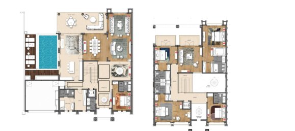 Villa T4 em Palm Jumeirah, UAE N.º 9385 4