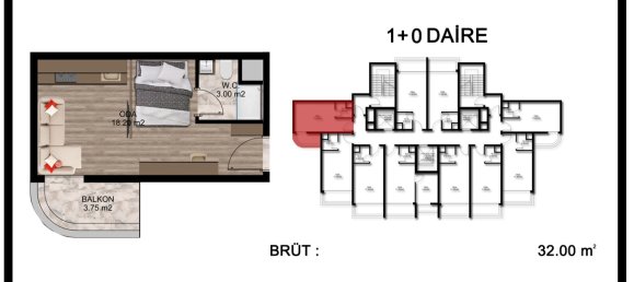 Studio in Tomuk, Turkey No. 40599 10