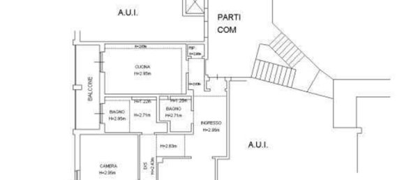 5 rooms Apartment in Bergamo, Italy No. 3439 12