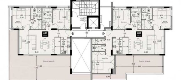 2 bedrooms Apartment in Limassol, Cyprus No. 21280 2