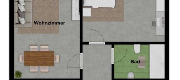 1 غرف نوم شقة في Offenbach, Germany رقم 205896 5