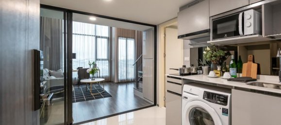 1 Schlafzimmer Eigentumswohnung in KNIGHTSBRIDGE SPACE - RAMA9 Bangkok, Thailand, Nr. 28091 7