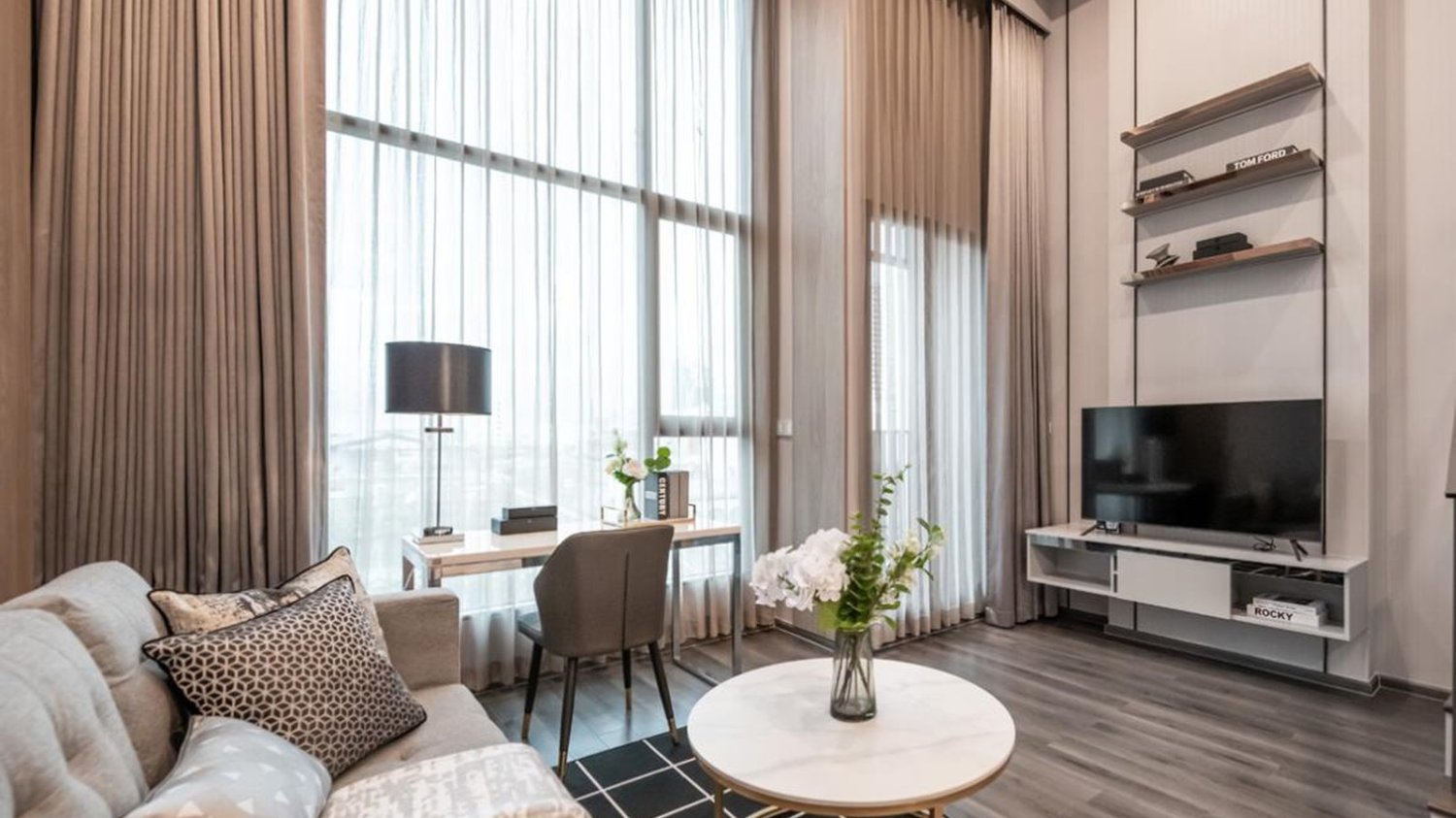 1 Schlafzimmer Eigentumswohnung in KNIGHTSBRIDGE SPACE - RAMA9 Bangkok, Thailand, Nr. 28091