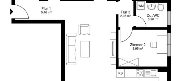 2 غرف نوم شقة في Ebersberg, Germany رقم 272890 7