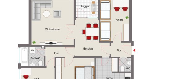 4 rooms Apartment in Celle, Germany No. 346385 4