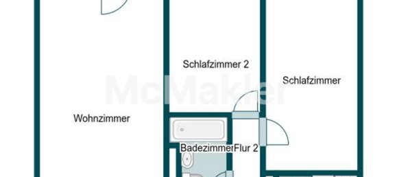 2 غرف نوم شقة في Pohlheim, Germany رقم 367209 7