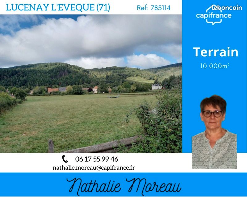 Terreno em Lucenay-l'Eveque, France 10000 m² N.º 50767