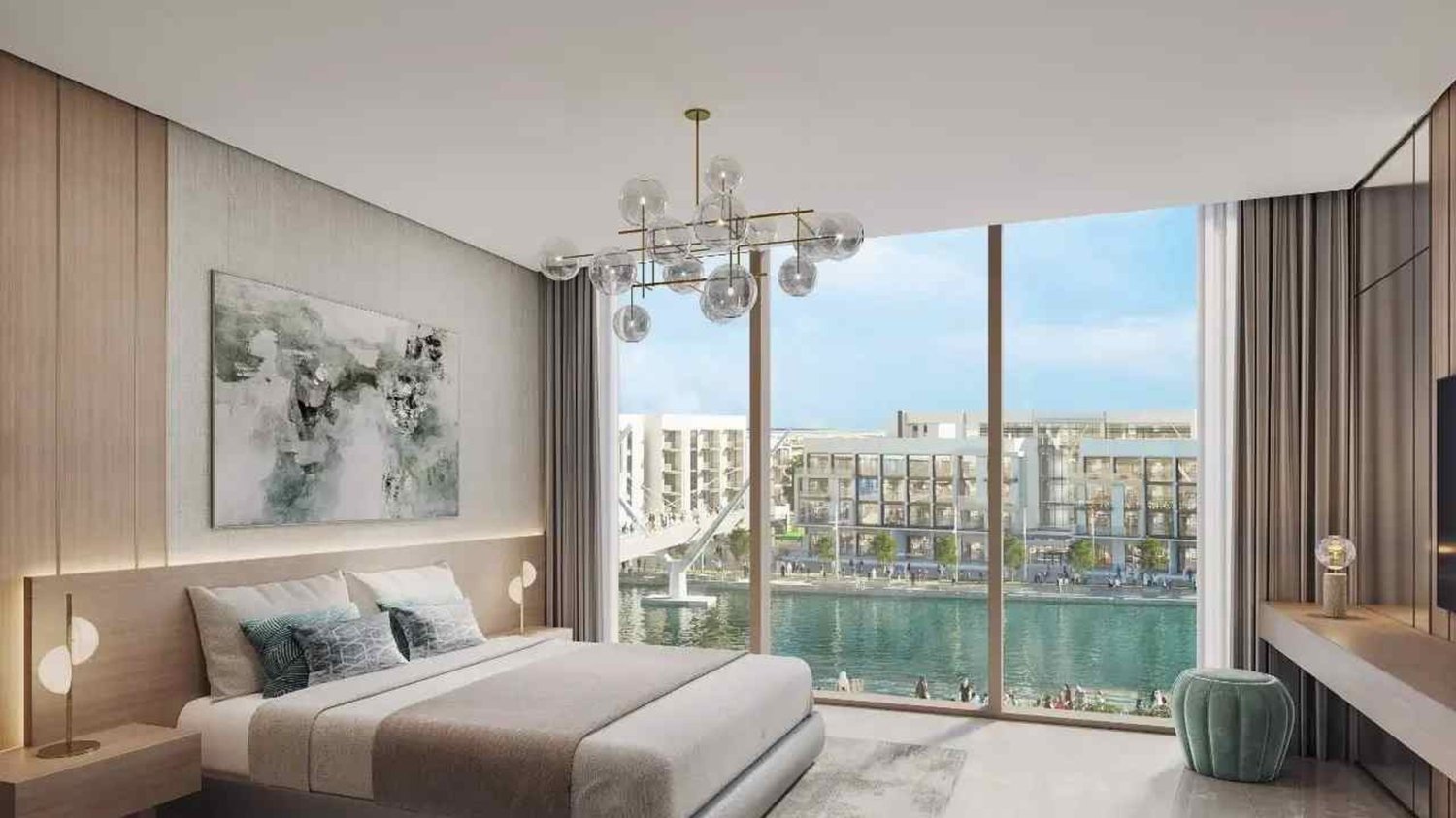 Apartamento T1 em CANAL FRONT RESIDENCES, Al Safa, UAE N.º 59727