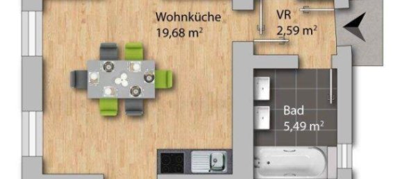 2-salle Appartement à Krems an der Donau, Austria No. 35031 7