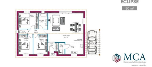 3 غرف نوم منزل في Sadirac, France رقم 347518 4