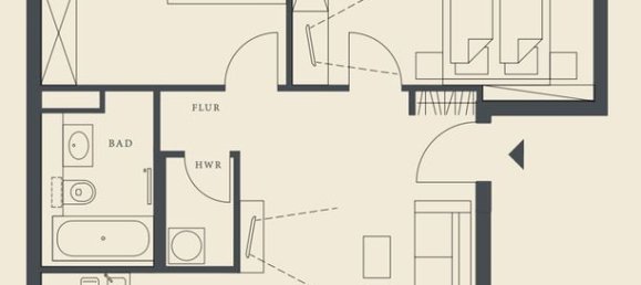 Пентхаус с 2 спальнями в Митте, Германия № 80663 4