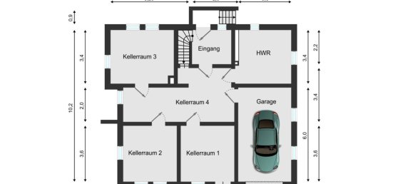Дом с 3 спальнями в Wittenberg, Германия № 247331 6