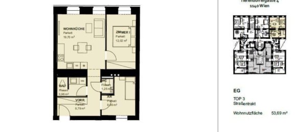 3 rooms Apartment in Penzing, Austria No. 7615 10