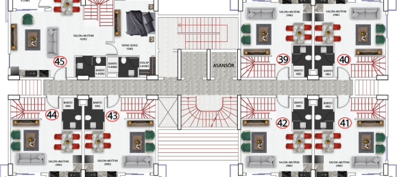 Apartment 1+1 in Avsallar, Turkey No. 31389 16