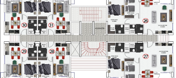 Apartment 1+1 in Avsallar, Turkey No. 31389 14