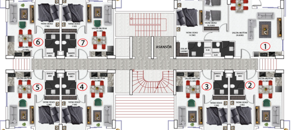 Apartment 1+1 in Avsallar, Turkey No. 31389 10