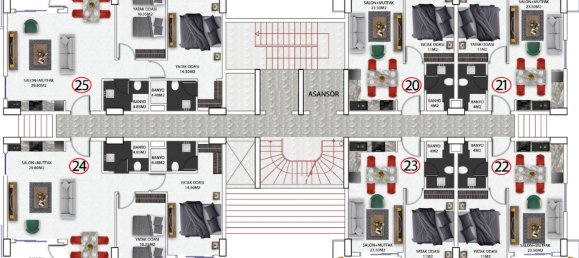 Apartment 1+1 in Avsallar, Turkey No. 31389 13