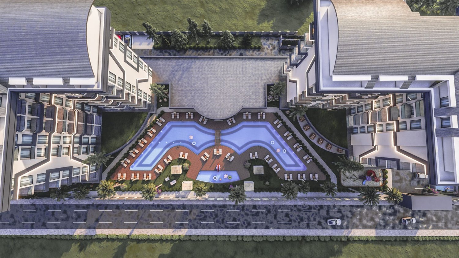 Квартира 2+1 в Faralya Residence, Аланья, Турция № 35181