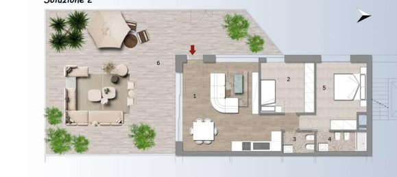 3غرفة شقة في Bracciano, Italy رقم 135206 2