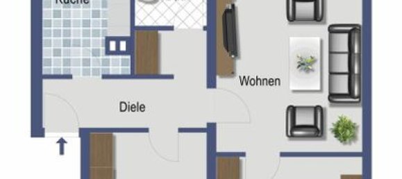 Apartamento de 3 divisões em Grevenbroich, Germany N.º 107352 2