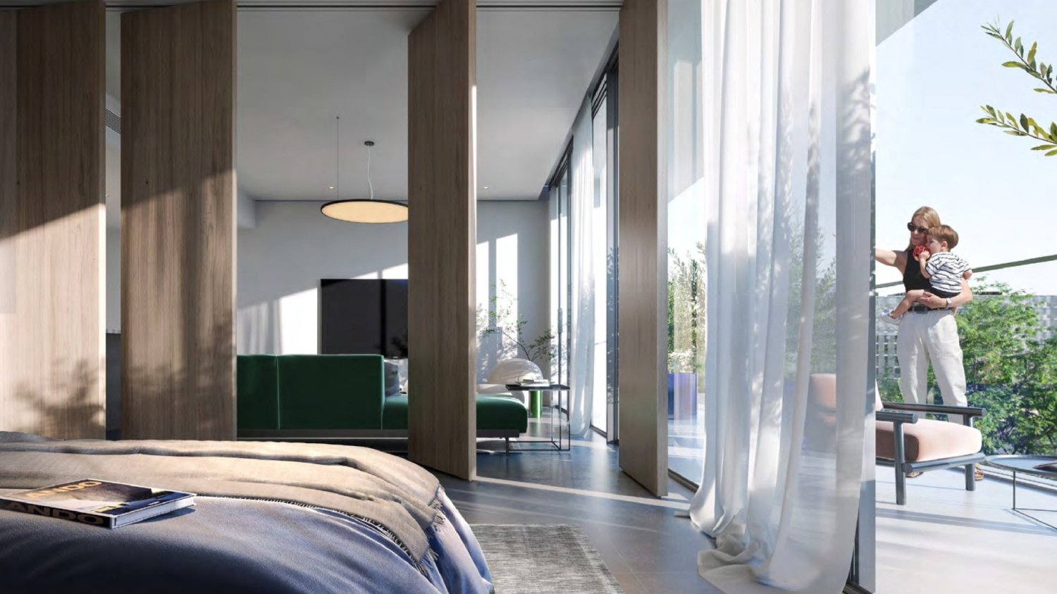 Дуплекс с 1 спальней в IL TEATRO, Aljada, ОАЭ № 61912