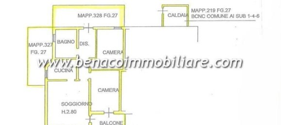 Квартира с 3 спальнями в Сан Дзено ди Монтанья, Италия № 318181 19