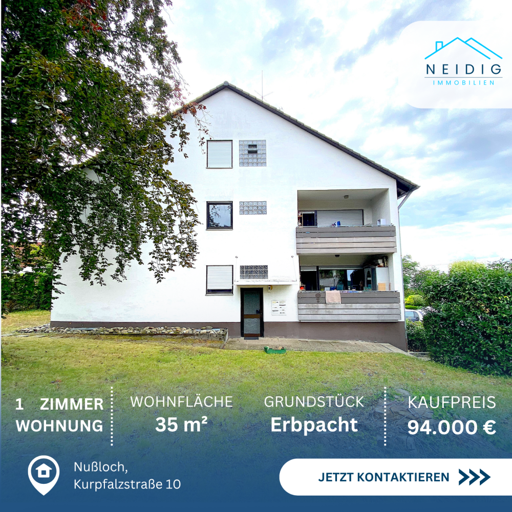 1 Schlafzimmer Wohnung in Rhein-Neckar-Kreis, Germany, Nr. 245047