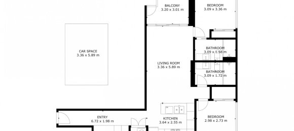 Apartamento de 2 dormitorios en Alphington, Australia No. 699 25