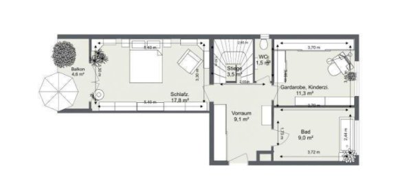 Duplex de 5 divisões em Meidling, Austria N.º 133112 24