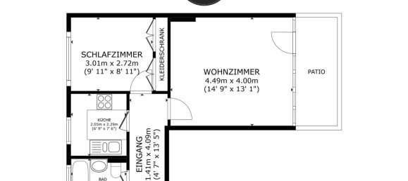 Apartamento de 2 habitaciónes en Steglitz, Germany No. 42235 26