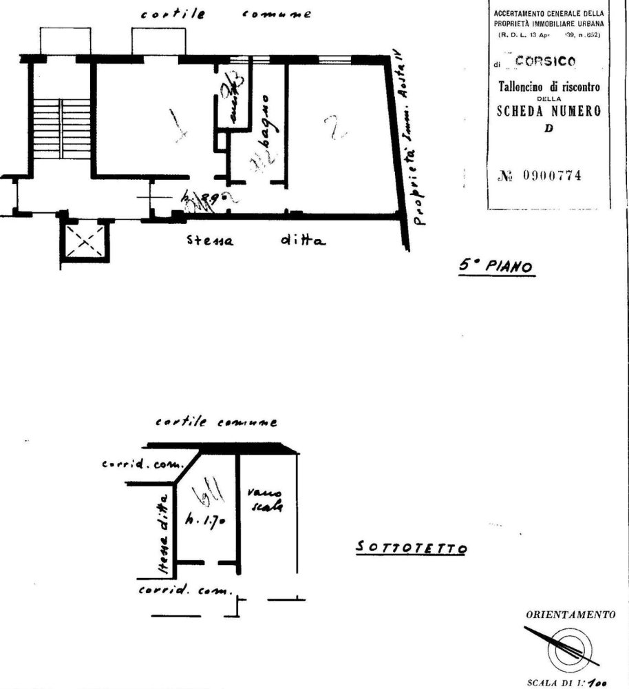 2-Zimmer Wohnung in Corsico, Italy, Nr. 330387