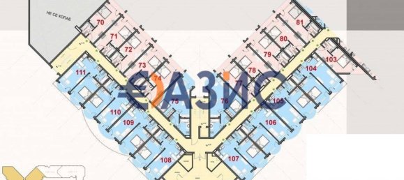 2 Schlafzimmer Wohnung in Sveti Vlas, Bulgaria, Nr. 703 39