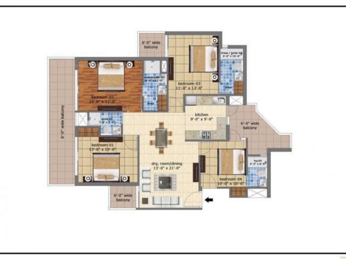 4 bedrooms House in Chandigarh, India No. 58677