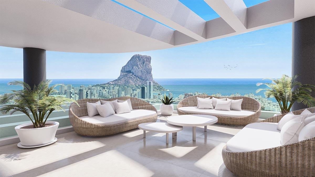 3 غرف نوم شقة في Calpe, Spain رقم 365452