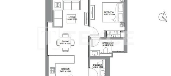 1 غرف نوم شقة في Meydan, UAE رقم 15924 13