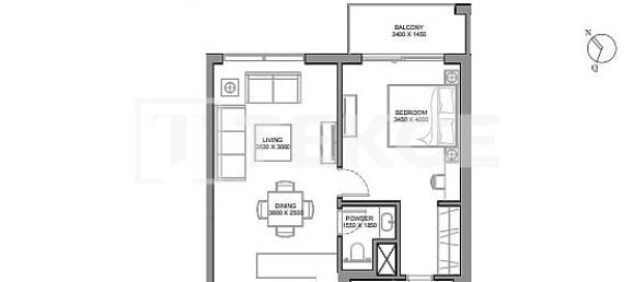 1 غرف نوم شقة في Meydan, UAE رقم 15924 12