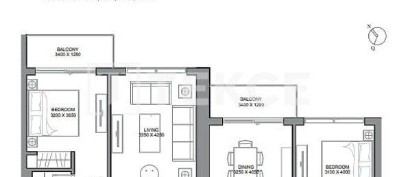 1 غرف نوم شقة في Meydan, UAE رقم 15924 10