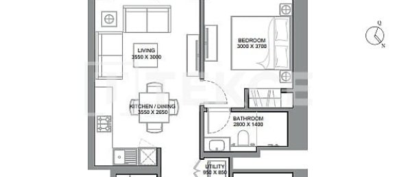 1 غرف نوم شقة في Meydan, UAE رقم 15924 14