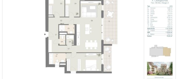 4 rooms Apartment in Wieden, Austria No. 2036 14