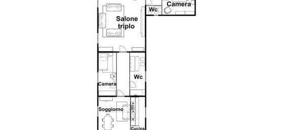 5-Zimmer Wohnung in Naples, Italy, Nr. 174000 27