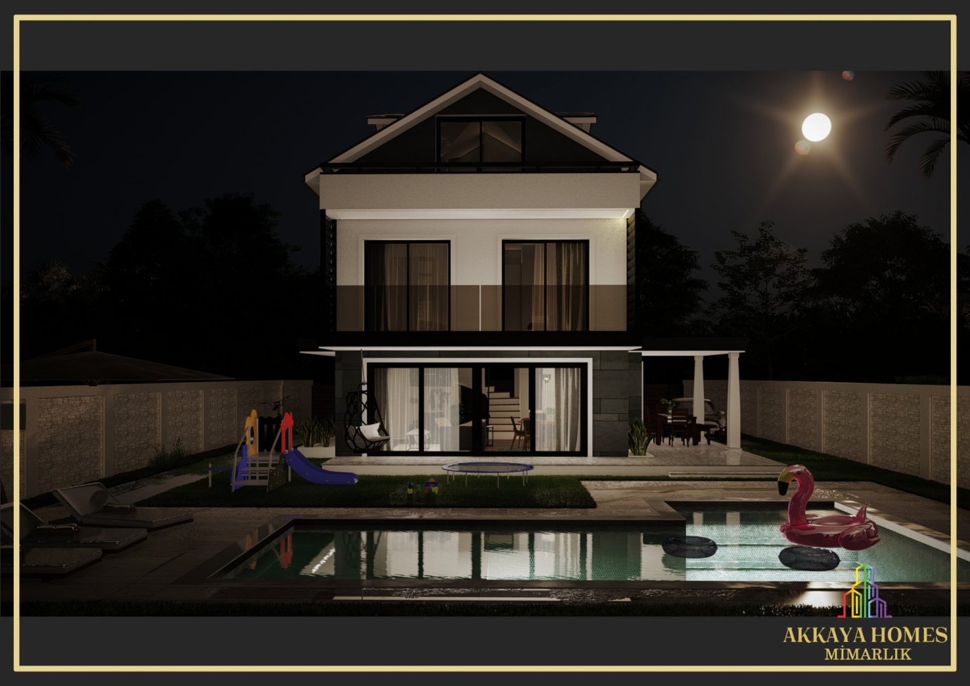 Villa 3+1 in Fethiye, Turkey No. 4251