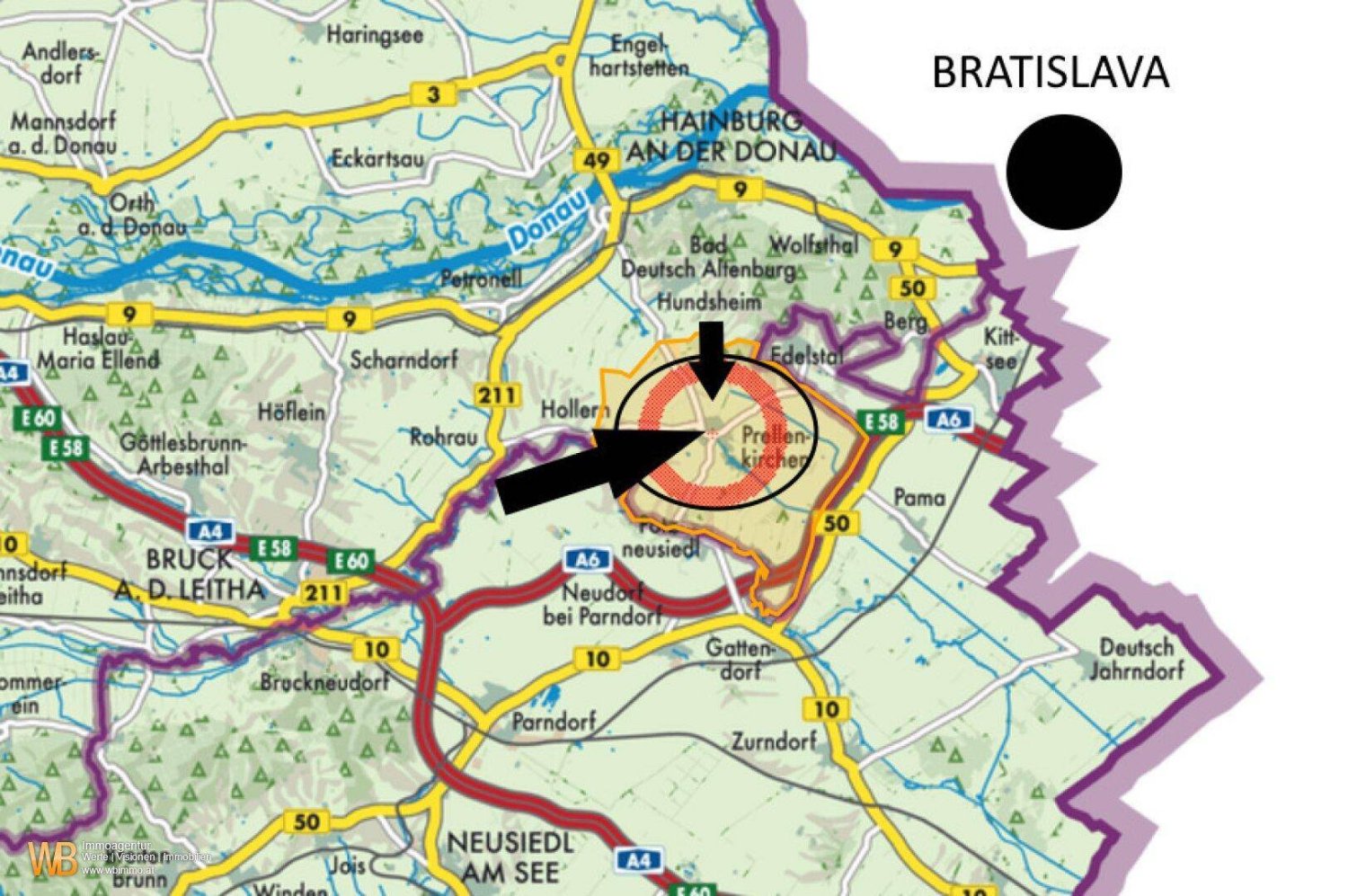  قطعة أرض في Prellenkirchen, Austria 475متر مربع رقم 238439