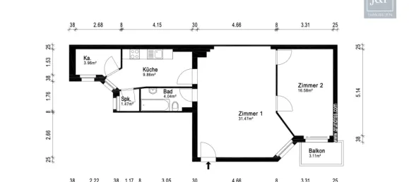 1 Schlafzimmer Wohnung in Charlottenburg, Germany, Nr. 300879 14